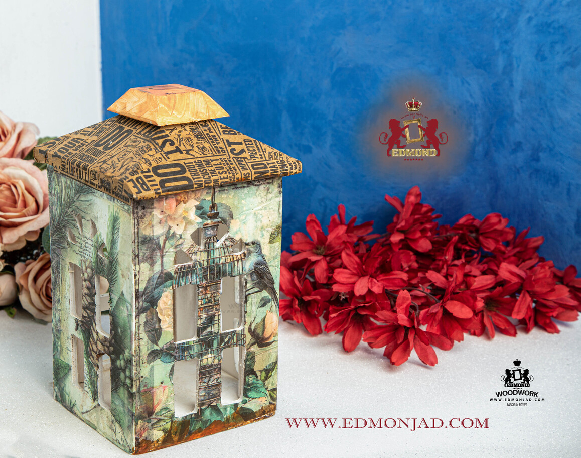 European style wooden lantern 06