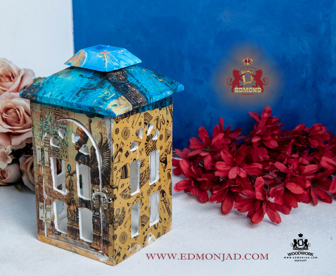 European style wooden lantern 05