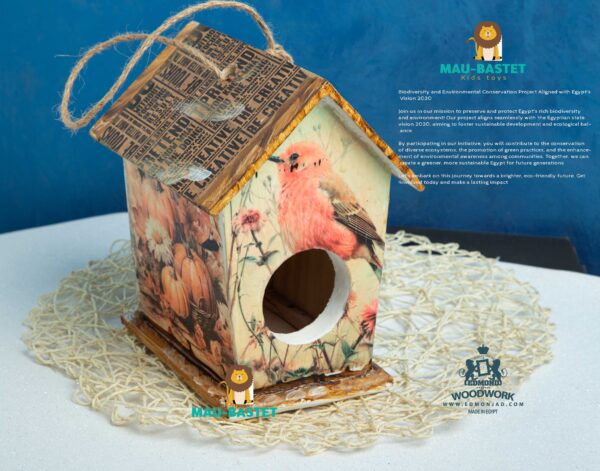 Mau - Bastet  Handcrafted Birdhouses