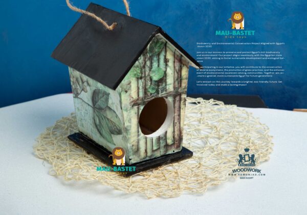 Mau - Bastet  Handcrafted Birdhouses